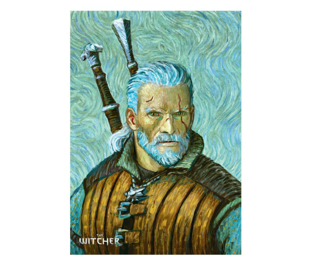 Merch Game Art Chronicles Puzzle: The Witcher Geralt & Vincent van - 1275286 - zdjęcie 5